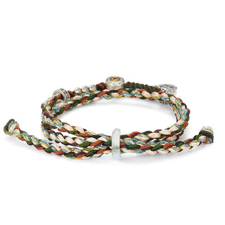 Buddha Gift 925 Sterling Silver Swastika Wheat Pattern Handmade Luck Bracelet