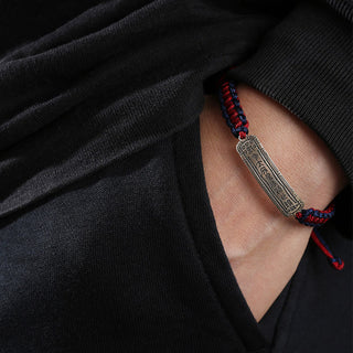 Buddha Gift 925 Sterling Silver Peace Amulet Protection Bracelet