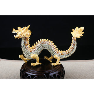 Buddha Gift Handmade Feng Shui Dragon Luck Success Home Decoration