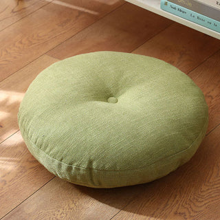 Buddha Gift Lotus Simple Pattern Linen Meditation Seat Cushion Home Living Room Decoration