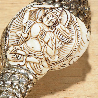 Buddha Gift Tibetan Handmade Engraved Shankha Buddha Conch Shell Wealth Positive Decoration