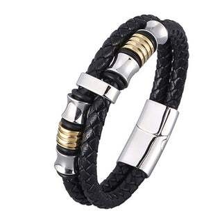 Buddha Gift Layered Leather Weave Fortune Bracelet