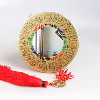 Buddha Gift Feng Shui Bagua Map Copper Coin Chinese Knotting Balance Energy Map