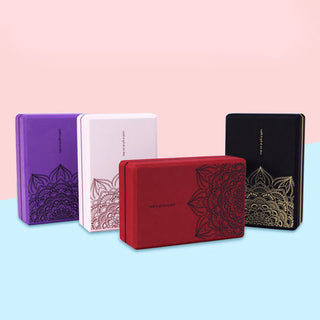 Buddha Gift Tibetan Mandala Mindful Soft Non-Slip Foam Yoga Block