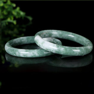 Buddha Gift Natural Jade Luck Abundance Bangle Bracelet