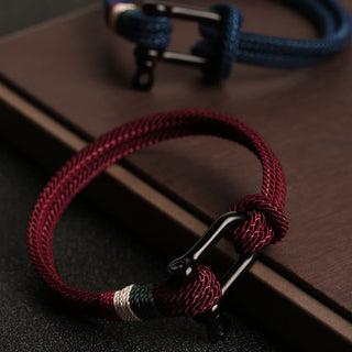 Buddha Gift Simple Design Luck Stainless Steel Buckle Bracelet