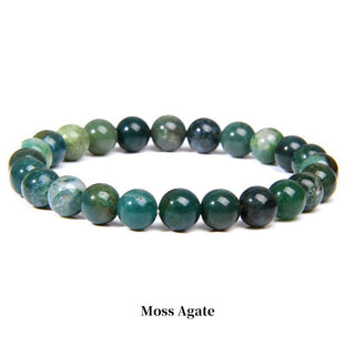 Buddha Gift Natural Stone Quartz Healing Beads Bracelet
