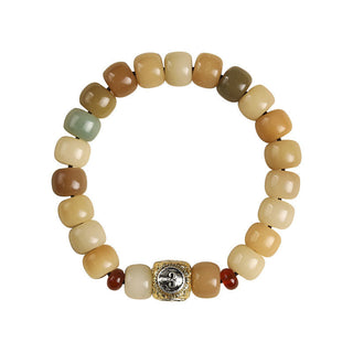 Buddha Gift Natural Bodhi Seed The Lord of the Corpse Forest Om Mani Padme Hum Wisdom Bracelet