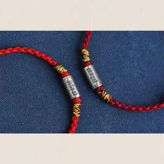 Buddha Gift Handcrafted 925 Sterling Silver Everything Goes Well Design Protection Strength Bracelet Anklet