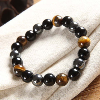 Buddha Gift Tibetan Tiger's Eye Bracelet Necklace Set