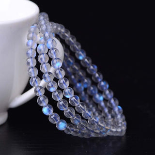Buddha Gift Natural Moonstone Healing Beads Bracelet