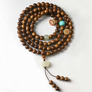 Buddha Gift Tibetan Rosewood Protection Calm Bracelet Mala