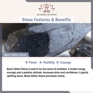 Buddha Gift Black Glitter Stone Cat's Eye Yin Yang Mountain Ghosts Spend Money Power Double Layer Rope Bracelet