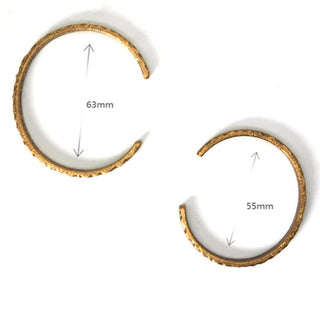 Buddha Gift Simple Design Copper Wealth Cuff Bracelet