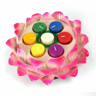 Buddha Gift Meditation Prayer Altar Lotus Flower Candle Holder Buddhist Temple Rituals Use Items
