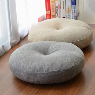 Buddha Gift Lotus Simple Pattern Linen Meditation Seat Cushion Home Living Room Decoration
