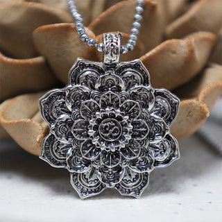 Buddha Gift Tibetan Lotus Blessing Necklace Pendant