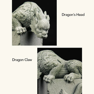 Buddha Gift Feng Shui Standing Sitting Dragon Success Luck Home Decoration