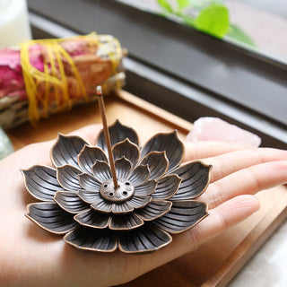 Buddha Gift Creative Six-hole Lotus Incense Burner