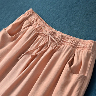 Buddha Gift Plain Wide Leg Pants Dance Women's Yoga Pants With Pockets