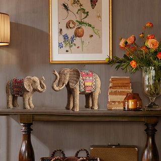 Buddha Gift Elephant Resin Wisdom Wealth Home Decoration