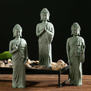 Buddha Gift Tibetan Meditation Contemplation Buddha Serenity Compassion Statue Figurine Decoration