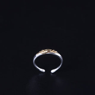 Buddha Gift 925 Sterling Silver Lotus Flower New Beginning Ring