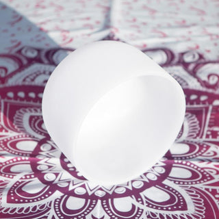 Buddha Gift Tibetan Crystal Sound Bowl Handcrafted for Yoga Healing and Meditation Singing Bowl