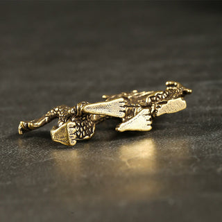 Buddha Gift Year Of The Dragon Mini Brass Dragon Luck Protection Home Decoration