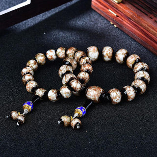 Buddha Gift Tibetan Dragon Vein Agate Healing Bracelet