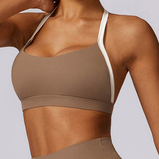 Buddha Gift Solid Color Halter Neck Bra Long Sleeve Crop Tank Top Pants Sports Fitness Gym Yoga Outfits