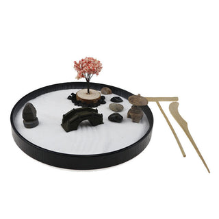 Buddha Gift Tree Small Bridge Landscape Meditation Calm Zen Garden Decoration