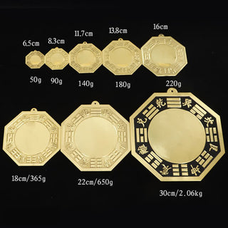 Buddha Gift Feng Shui Bagua Map Copper Balance Energy Map