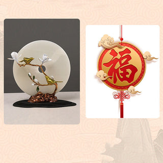 Buddha Gift 925 Sterling Silver Hetian Jade Peace Buckle Fu Character Charm Abundance Bracelet