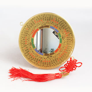 Buddha Gift Feng Shui Bagua Map Copper Coin Chinese Knotting Balance Energy Map