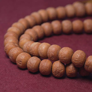 Buddha Gift 108 Mala Beads Bodhi Seed Dzi Bead Peace Tassel Bracelet