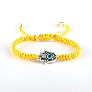 Buddha Gift Handmade Hamsa Symbol Protection Luck String Bracelet