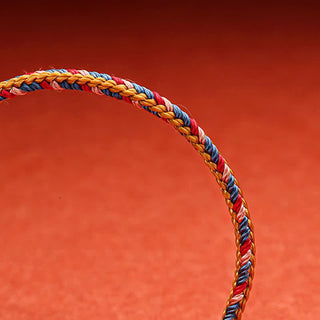 Buddha Gift Handmade Dunhuang Color Luck Braid String Bracelet