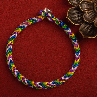 Buddha Gift "May everything go your way" Lucky Multicolored Bracelet