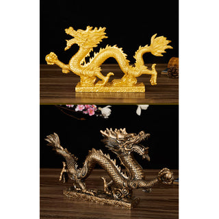 Buddha Gift Feng Shui Dragon Auspicious Cloud Wealth Luck Decoration