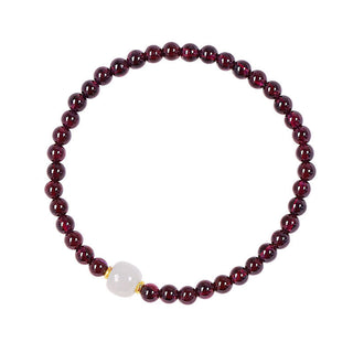 Buddha Gift Natural Garnet Jade Bead Purification Bracelet