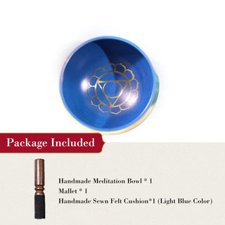 Buddha Gift Tibetan Sound Bowl Handcrafted for Chakra Healing and Mindfulness Meditation Singing Bowl Set
