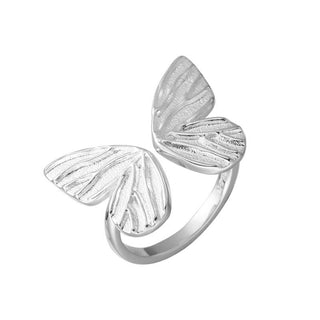 Buddha Gift 925 Sterling Silver Butterfly Love Freedom Ring