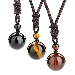 Buddha Gift Tibetan Tiger's Eye Protection Necklace