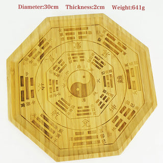 Buddha Gift Feng Shui Bamboo Bagua Map Harmony Energy Map