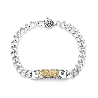 Buddha Gift Om Mani Padme Hum Pixiu Swastika Spring Buckle Wisdom Bracelet