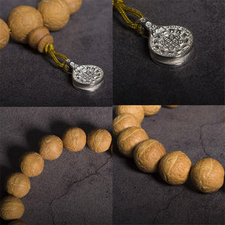 Buddha Gift Bodhi Seed Luck Auspiciousness Wrist Mala Tassel Pocket Mala