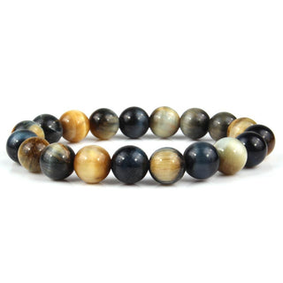 Buddha Gift  Anxiety Stress Healing Crystal Tiger Eye Bead Bracelet