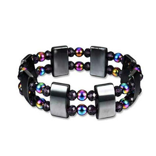 Buddha Gift Rainbow Hematite Wellness Bracelet