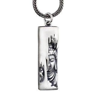 Buddha Gift Tathagata Buddha Strength Protection Amulet Lucky Pendant Necklace